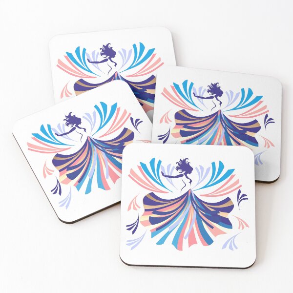 Item preview, Woman Dancer with Colorful Skirt Expressing her Inner Beauty By Dancing Freely designed and sold by GypsyMagic.