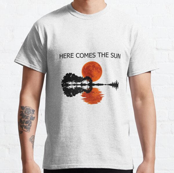 Here Comes The Sun, Guitar And Sun, T Shirt Classic T-Shirt