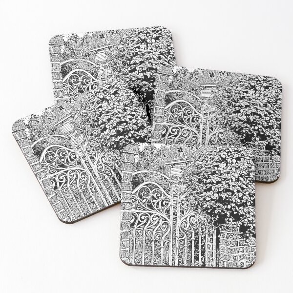 Item preview, Beautiful Vintage Fantasy Cast Iron Garden Gate designed and sold by Crobin1961.