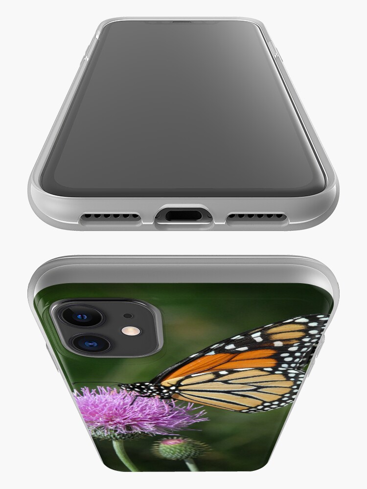 Alternate view of Monarch on Thistle - iPhone Case iPhone Case & Cover