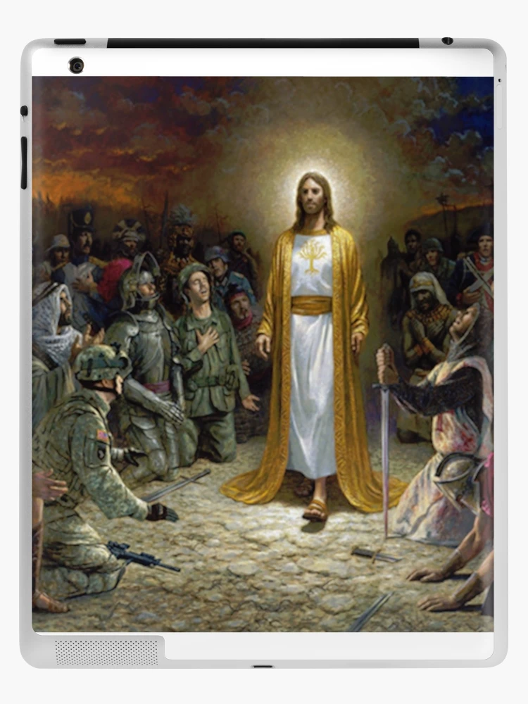 Army Military Soldiers Praising Jesus Christ iPad Case u0026 Skin for Sale by  Rowena Jones | Redbubble