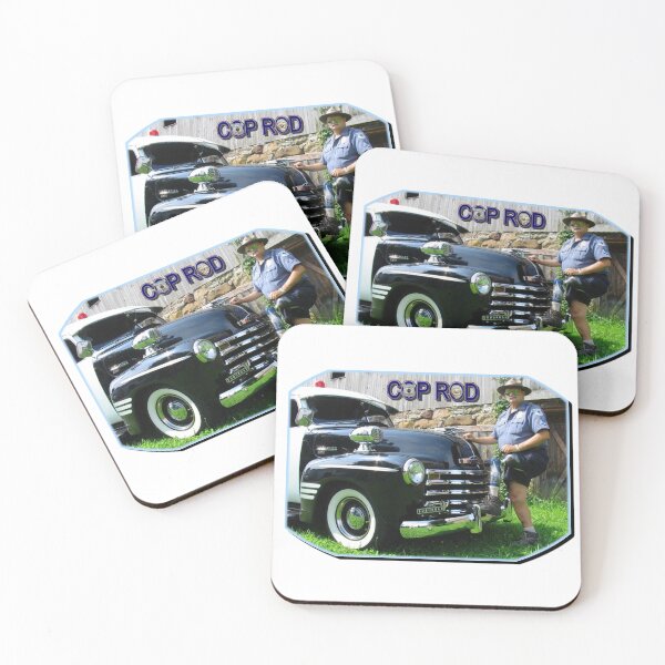 Item preview, COP ROD WITH GILS LEG UP ON BUMPER ( BLUE LOGO ) designed and sold by CopRod.