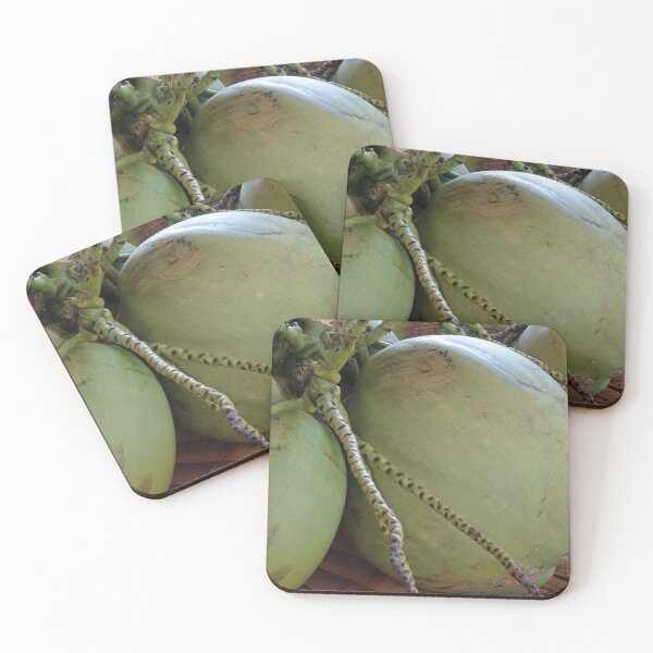Item preview, Young coconuts on a market stall designed and sold by cuisinecat2.
