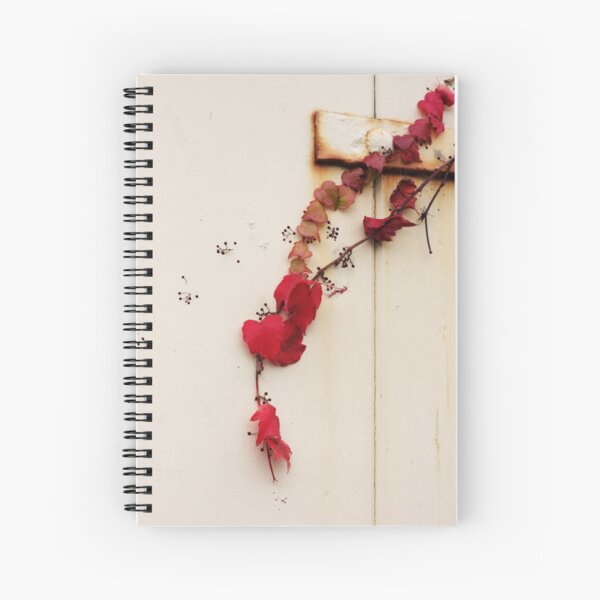 Red ivy Spiral Notebook