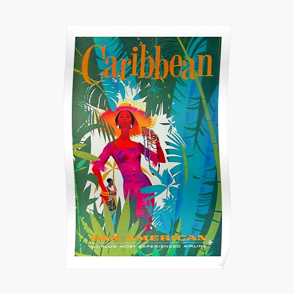 Vintage Carribean Poster