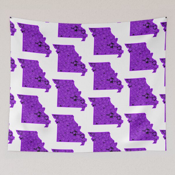 Item preview, Purple Roses Flower State of Missouri designed and sold by Ella's  Doodles And Designs.