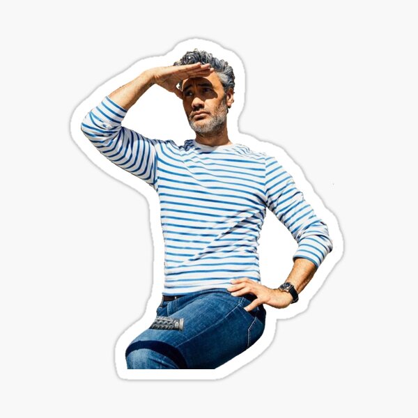 Aperçu de l'œuvre autocollant taika waititi créée et vendue par lokicdinson.