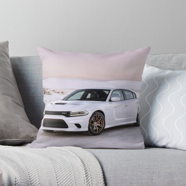Dodge Charger SRT Hellcat Throw Pillow