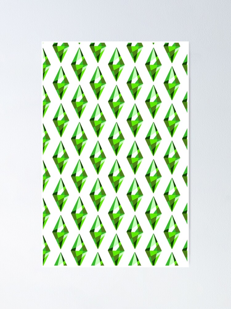 The Sims 4 Plumbob Poster For Sale By Torahisanerd Redbubble