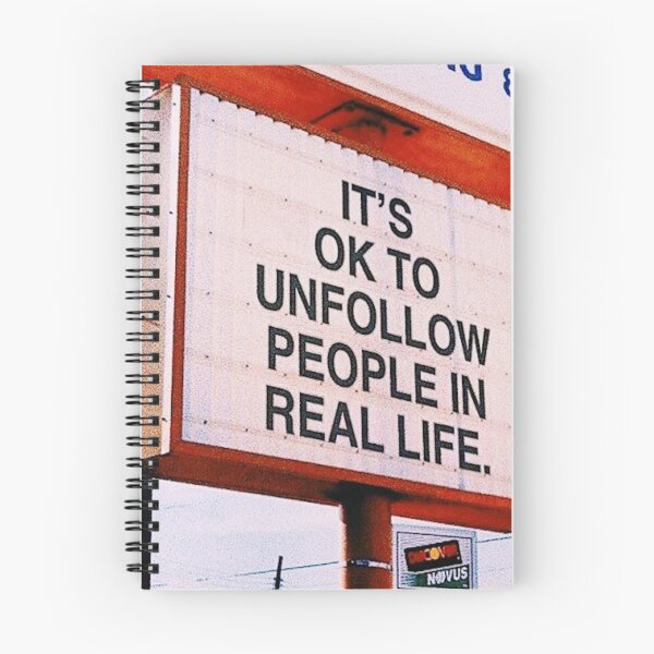 Item preview, It's OK to Unfollow People in Real Life designed and sold by lambosdesigns.