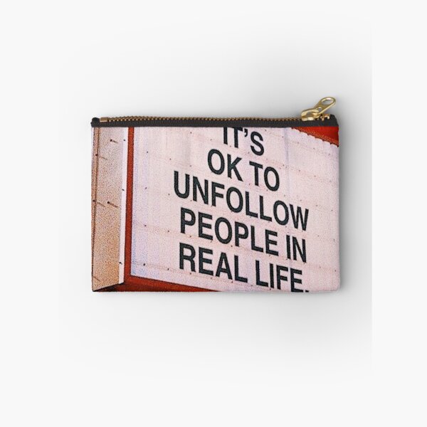 Item preview, It's OK to Unfollow People in Real Life designed and sold by lambosdesigns.