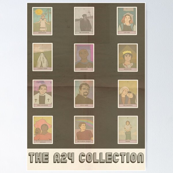 Item preview, A24 Film Tarot Design Collection designed and sold by colsaboss.