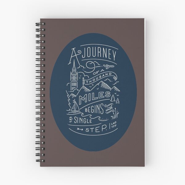 Item preview, A JOURNEY OF A THOUSAND MILES BEGINS WITH SINGLE STEP designed and sold by UbeeStore.