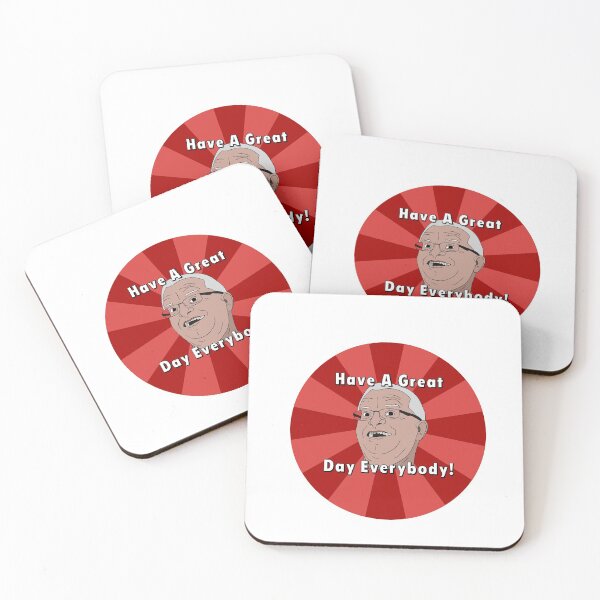 Item preview, Have A Great Day Everybody (Red Circle) designed and sold by DjJacobi.