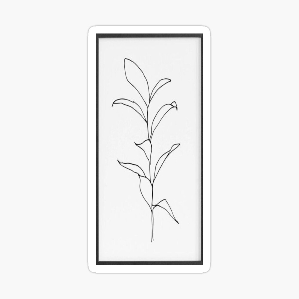 Aesthetic Plant Art Board Print By Lexi2345 Redbubble