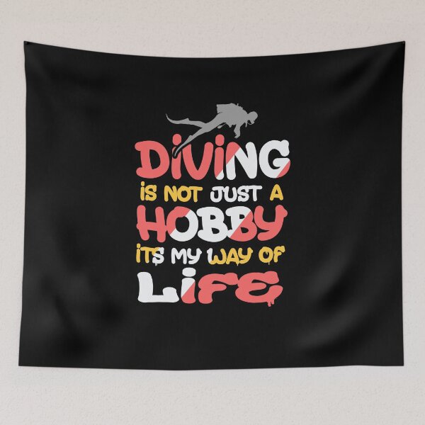 Item preview, Diving is not my life a hobby diving gift designed and sold by redshirtz.