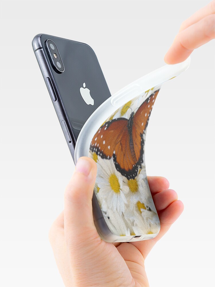 Alternate view of Butterfly on Daisies - iPhone Case iPhone Case & Cover