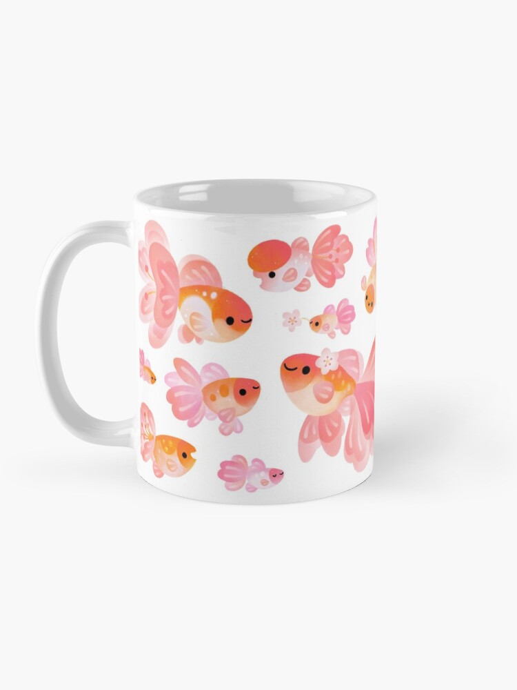 Alternate view of Cherry Blossom Goldfish 2 Coffee Mug