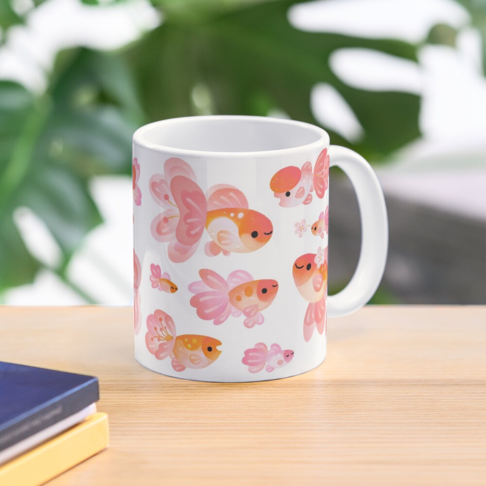 Cherry Blossom Goldfish 2 Coffee Mug