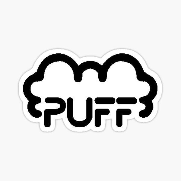 Puff Bar Logo (Parody) Sticker