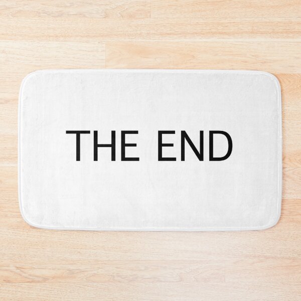 Item preview, THE END funny sticker designed and sold by blackwhitedes.