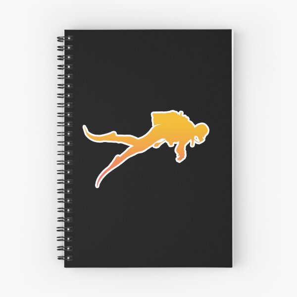 Item preview, Diver diving license silhouette diving gift designed and sold by redshirtz.