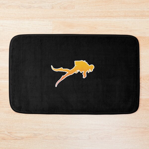Item preview, Diver diving license silhouette diving gift designed and sold by redshirtz.