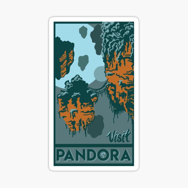 Visit Pandora: the World of Avatar Sticker