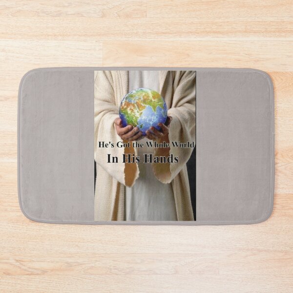 Item preview, He's Got the Whole World in His Hands designed and sold by Rowena Jones.