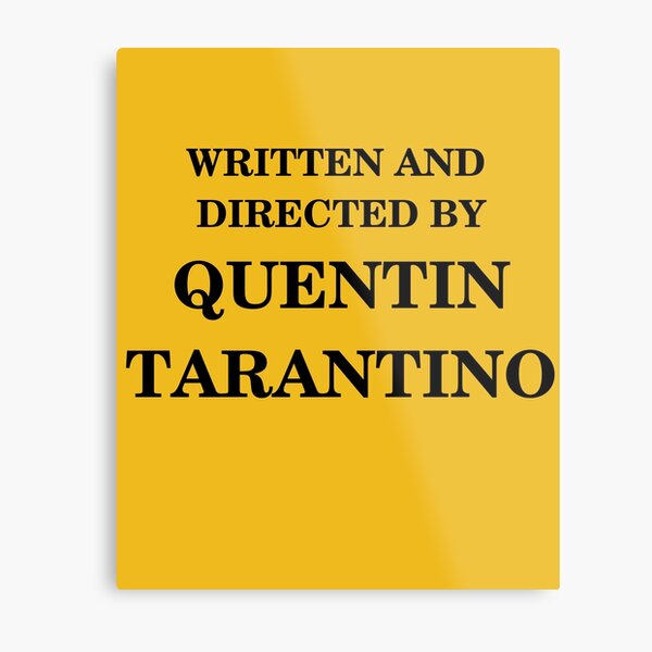Aperçu de l'œuvre Écrit et réalisé par Quentin Tarantino créée et vendue par The Little Wood Cottage.
