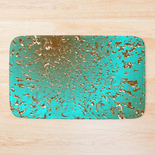 Item preview, Pattern Golden Rain Emerald designed and sold by runati.