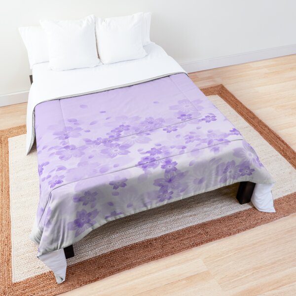 Sakura Subduction - Frosted Lilac Comforter