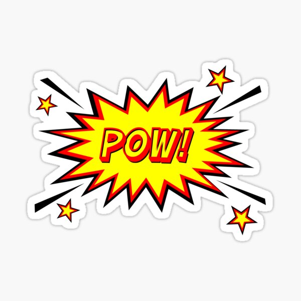 POW! Comic Style Sticker