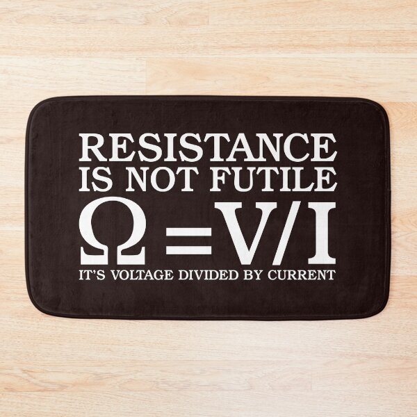 Item preview, Resistence Is Not Futile Funny Quantum Physics designed and sold by AlwaysAwesome.