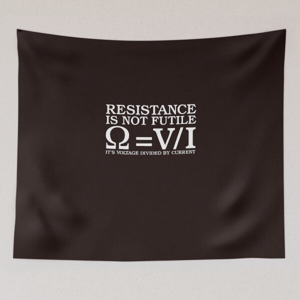 Item preview, Resistence Is Not Futile Funny Quantum Physics designed and sold by AlwaysAwesome.