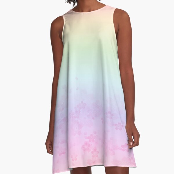 Sakura Subduction - Sherbet A-Line Dress