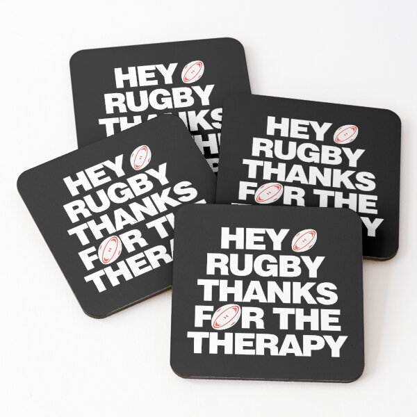 Item preview, Hey Rugby Thanks for The Therapy designed and sold by elhefe.