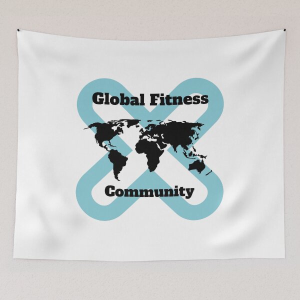 Item preview, Global Fitness Community designed and sold by InputVSOutput.
