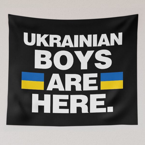 Item preview, Ukrainian Boys are Here Ukraine Team designed and sold by elhefe.
