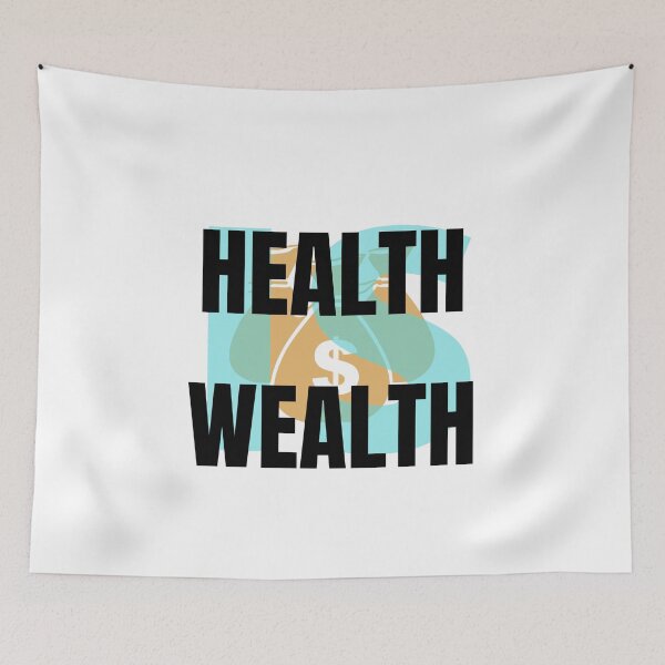 Item preview, Health is Wealth designed and sold by InputVSOutput.