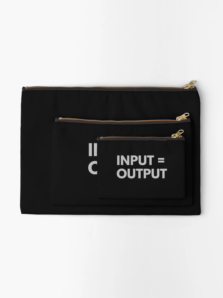 Thumbnail 2 of 4, Zipper Pouch, Input = Output designed and sold by InputVSOutput.