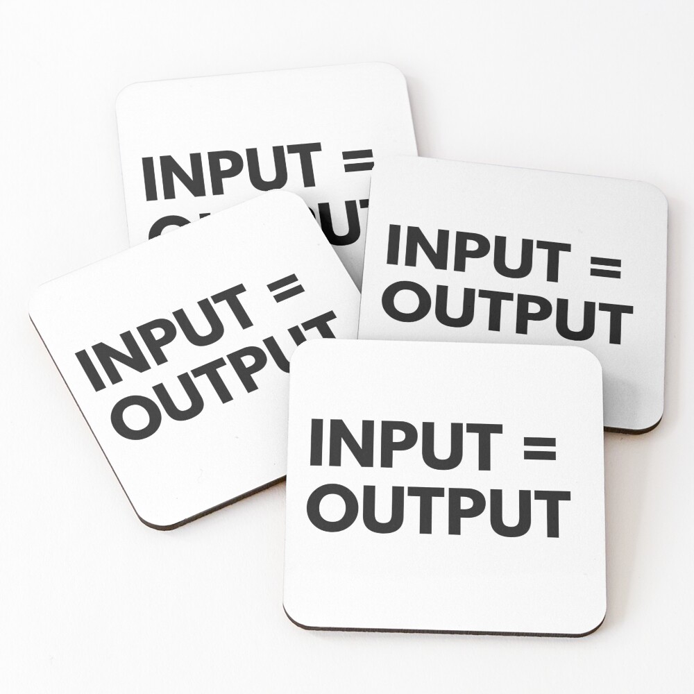 Item preview, Coasters (Set of 4) designed and sold by InputVSOutput.
