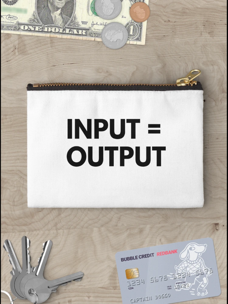 Thumbnail 3 of 4, Zipper Pouch, Input = Output designed and sold by InputVSOutput.