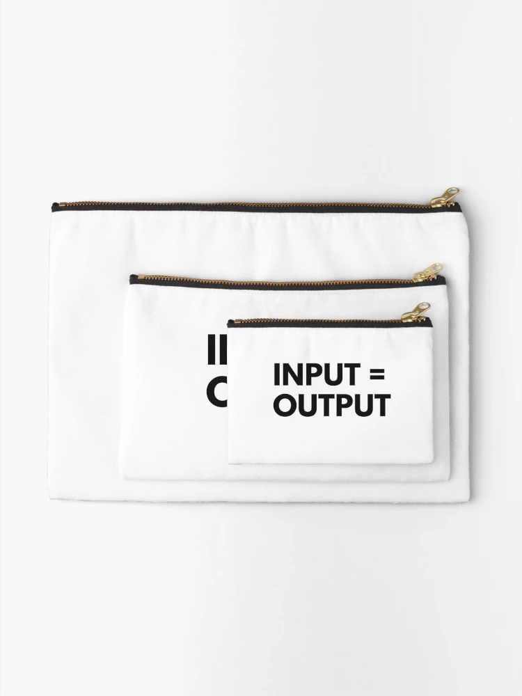 Thumbnail 2 of 4, Zipper Pouch, Input = Output designed and sold by InputVSOutput.