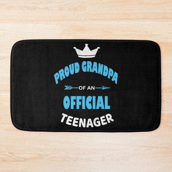 Item preview, Proud Grandpa of an Official Teenager, 13th B-Day Party design designed and sold by Grabitees.
