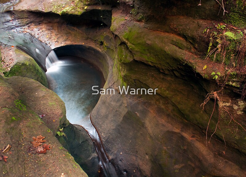 "The Devil's Bathtub, Hocking Hills State Park" by Sam Warner Redbubble