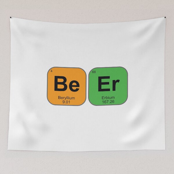 Item preview,  cool beer lover erbium beryllium designed and sold by Gex909.