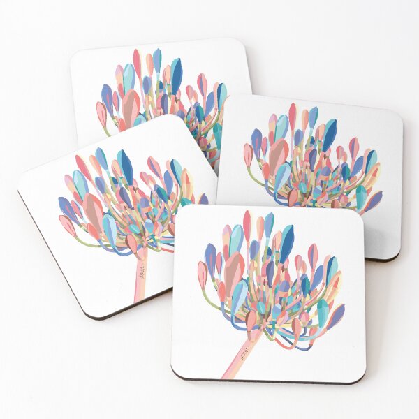 Item preview, Agapanthus/Warm Blush designed and sold by LouieGraphic.