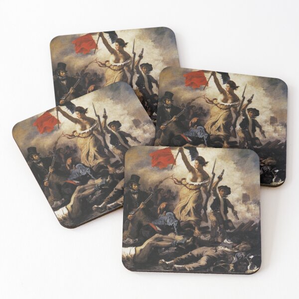 Item preview, Liberty leading the people painting by Delacroix famous masterpieces designed and sold by conceptDVS.