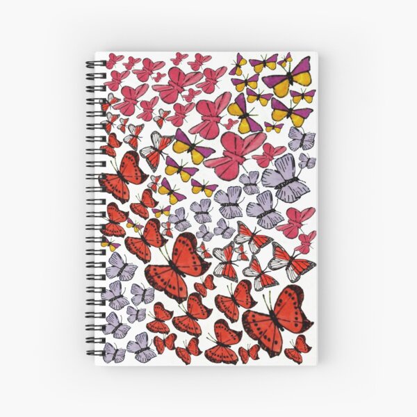 Crowd of Butterflies Spiral Notebook